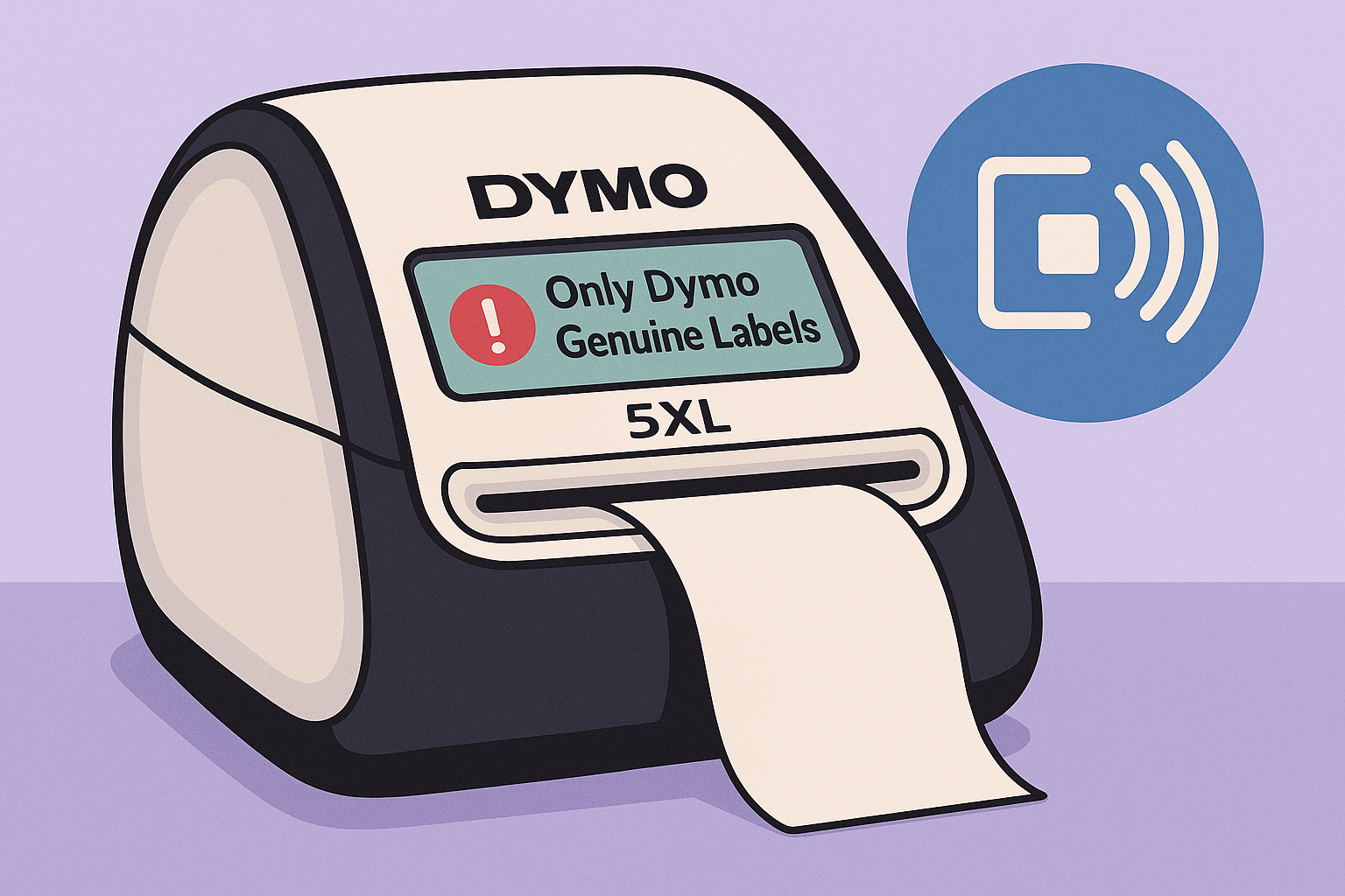 Dymo 550 / 5XL-fejl 