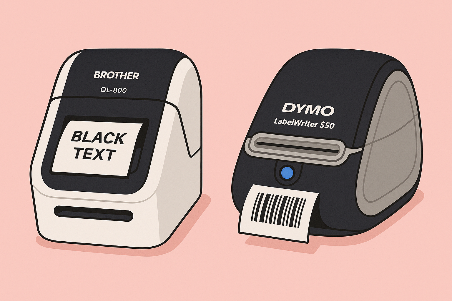 Brother QL-800 – det smarte alternativ til Dymo LabelWriter 550