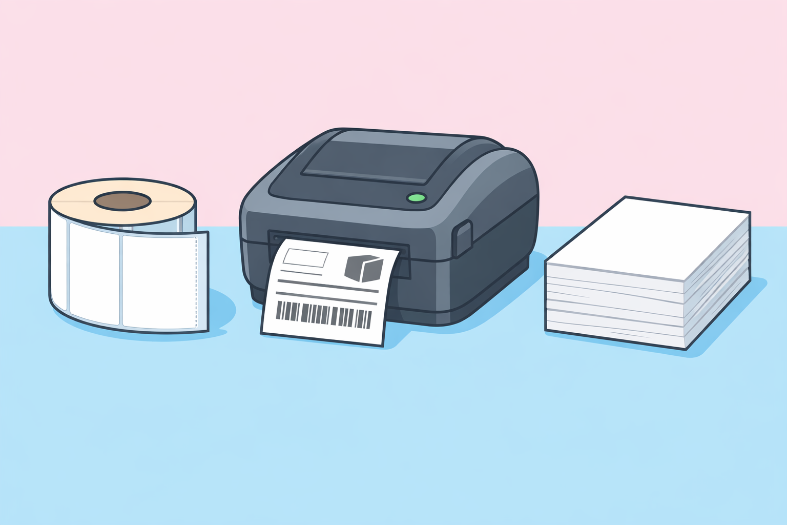 Etiketter på rulle eller fanfold-etiketter: hvilken mulighed er bedst til din etiketprinter?
