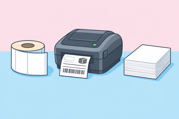 Etiketter på rulle eller fanfold-etiketter: hvilken mulighed er bedst til din etiketprinter?