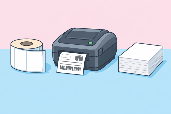 Etiketter på rulle eller fanfold-etiketter: hvilken mulighed er bedst til din etiketprinter?