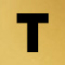 Dymo 45023 kompatibel labeltape sort på guld 12mm