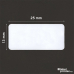 Dymo 11353 kompatible etiketter, 13 x 25mm, 1000 etiketter