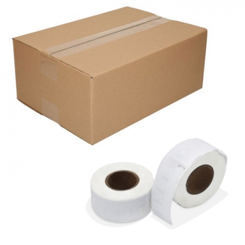 10 ruller Dymo 99017 kompatible etiketter, 12 x 50mm, 220 etiketter