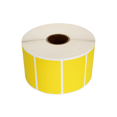 Zebra 57 x 32 kompatible etiketter gul