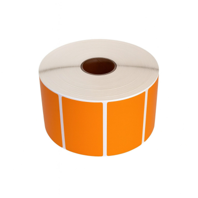 Thermische etiketter 57 x 32 orange