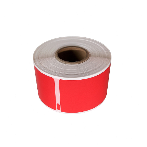 Dymo 99010 kompatible etiketter rød, 28 x 89mm, 260 etiketter