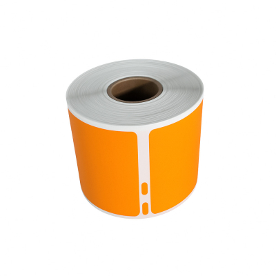 Dymo 99014 orange kompatible etiketter