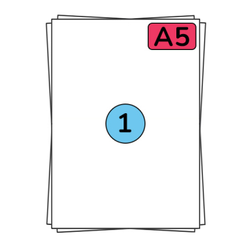 A5 etiketark