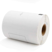 Brother DK-11241 kompatible etiketter uden holder, 102 x 152mm, 200 etiketter