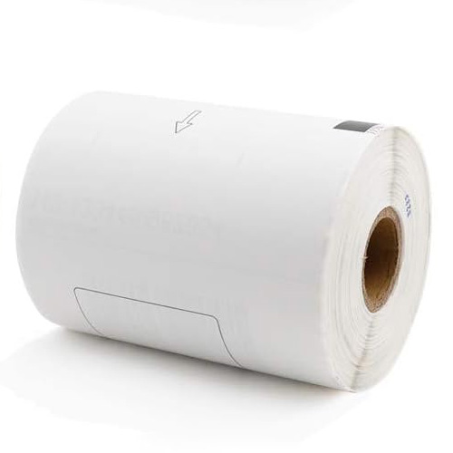 Brother DK-11241 kompatible etiketter uden holder, 102 x 152mm, 200 etiketter