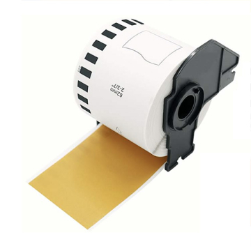 Brother DK-22205 kompatible etiketter goud