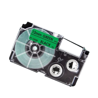 Casio XR-12GN kompatibel labeltape