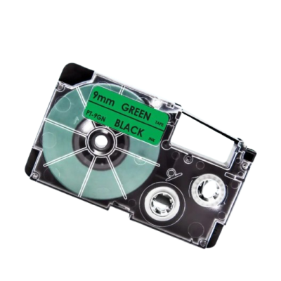 Casio XR-9GN kompatibel labeltape